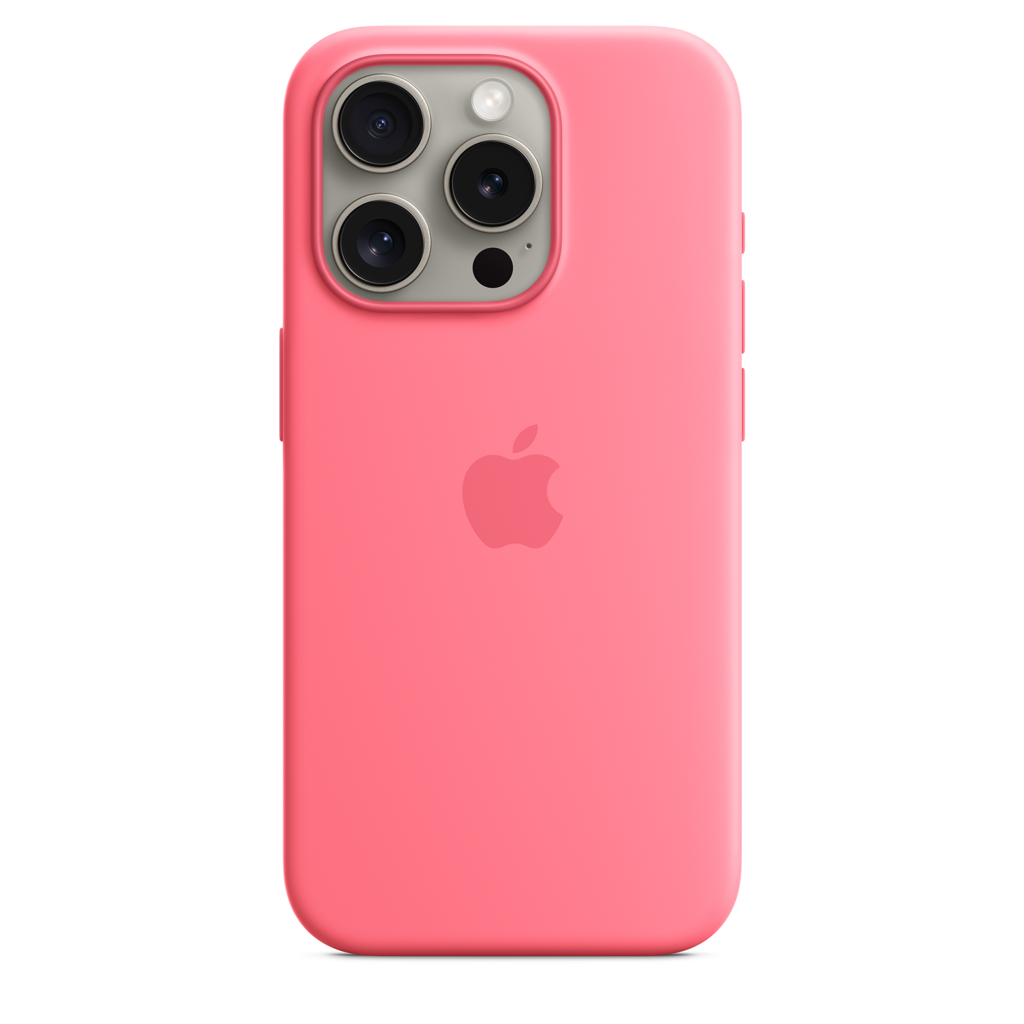 Funda de silicona con MagSafe para el iPhone 15 Pro - Rosa - Rossellimac