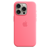 Funda de silicona con MagSafe para el iPhone 15 Pro - Rosa - Rossellimac