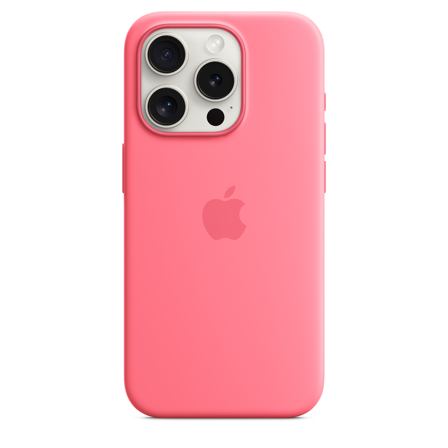 Funda de silicona con MagSafe para el iPhone 15 Pro - Rosa - Rossellimac