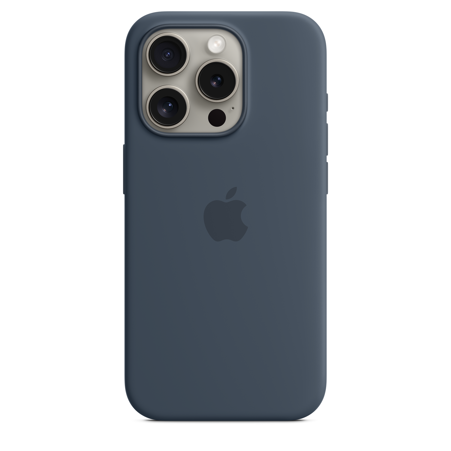 Funda de silicona con MagSafe para el iPhone 15 Pro - Azul tempestad –  Rossellimac
