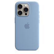 Funda de silicona con MagSafe para el iPhone 15 Pro -  Azul invierno - Rossellimac