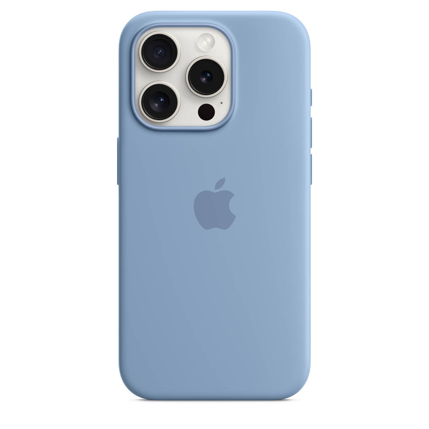 Funda de silicona con MagSafe para el iPhone 15 Pro -  Azul invierno