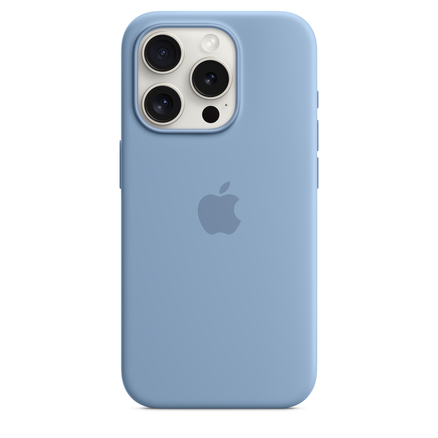 Funda de silicona con MagSafe para el iPhone 15 Pro - Azul invierno –  Rossellimac