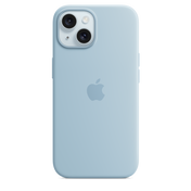 Funda de silicona con MagSafe para el iPhone 15 - Azul claro - Rossellimac