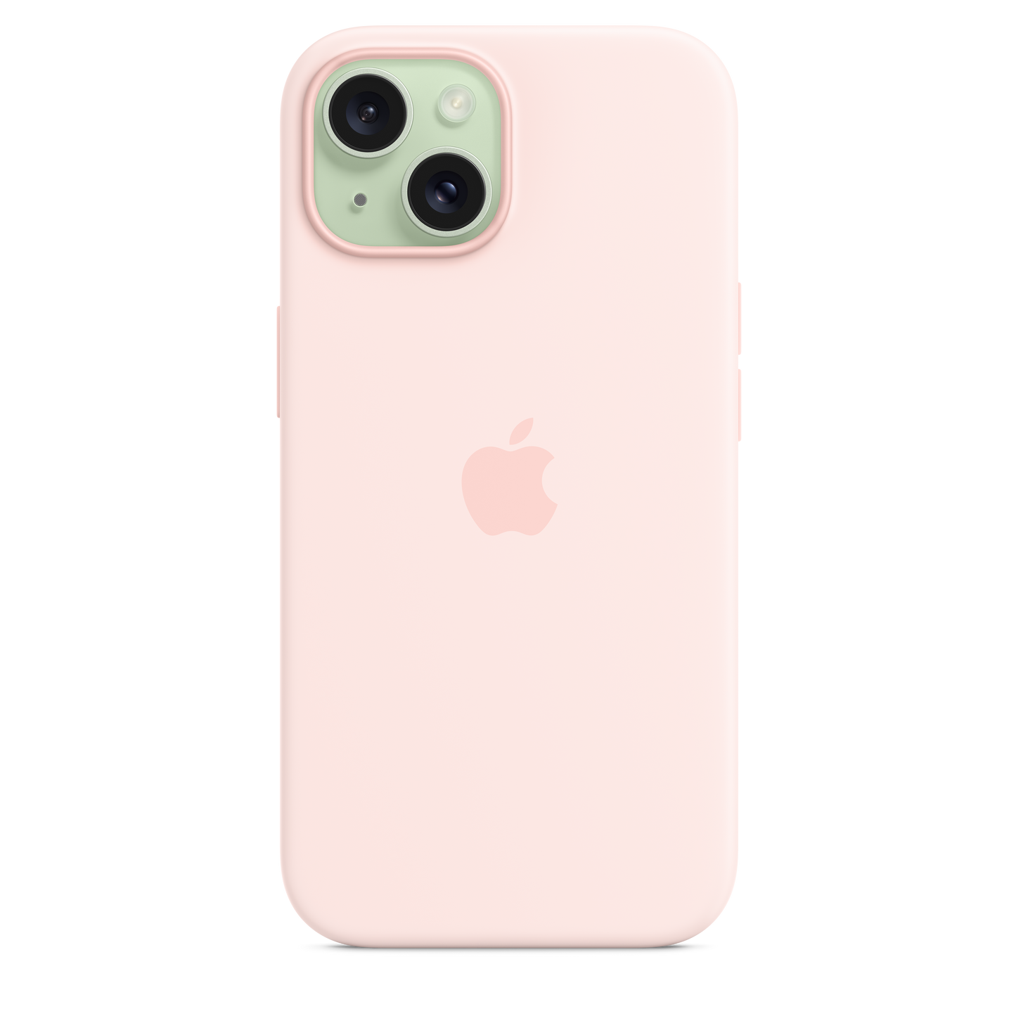 Case de Silicona Apple para iPhone 15 Pro con MagSafe - Rosa Claro