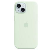 Funda de silicona con MagSafe para el iPhone 15 - Menta suave - Rossellimac