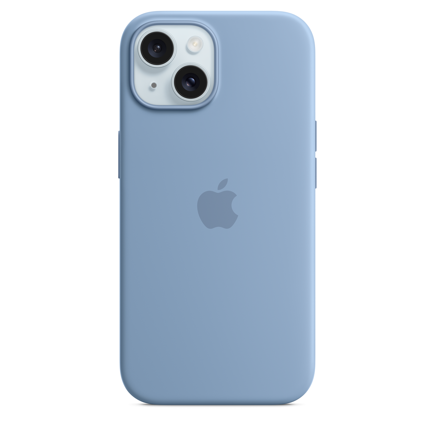 Funda de silicona con MagSafe para el iPhone 15 - Azul invierno - Rossellimac