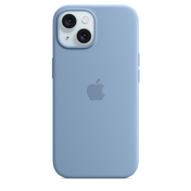 Funda de silicona con MagSafe para el iPhone 15 - Azul invierno - Rossellimac