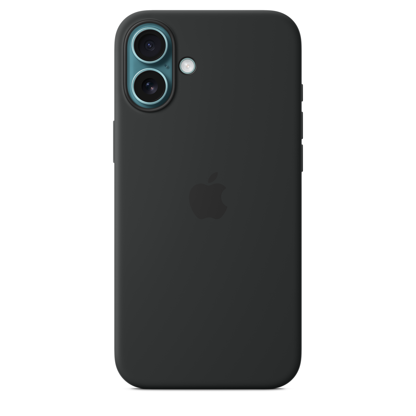 Funda de silicona con MagSafe para el iPhone 16 Plus - Negro