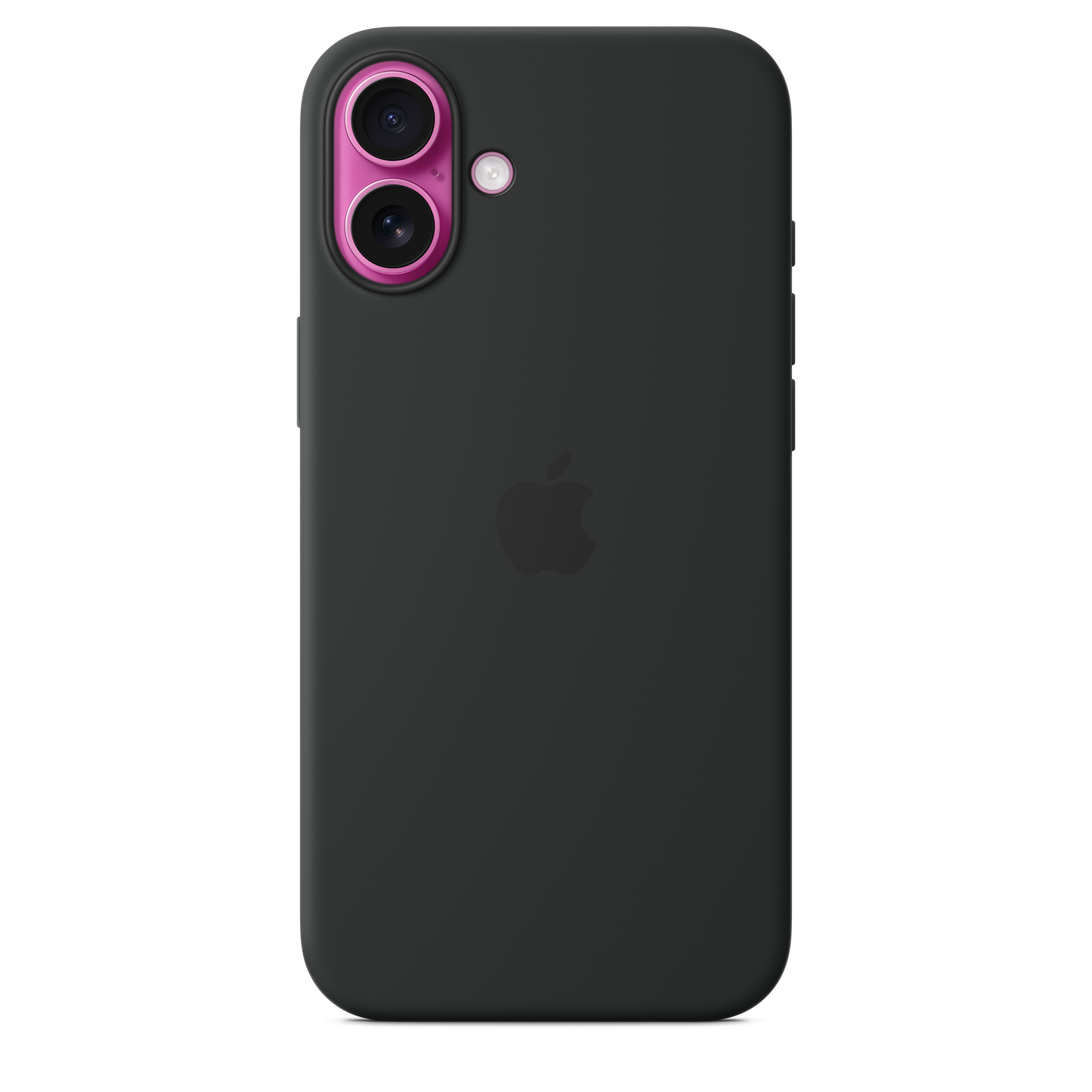 Funda de silicona con MagSafe para iPhone 16 Plus - Negro