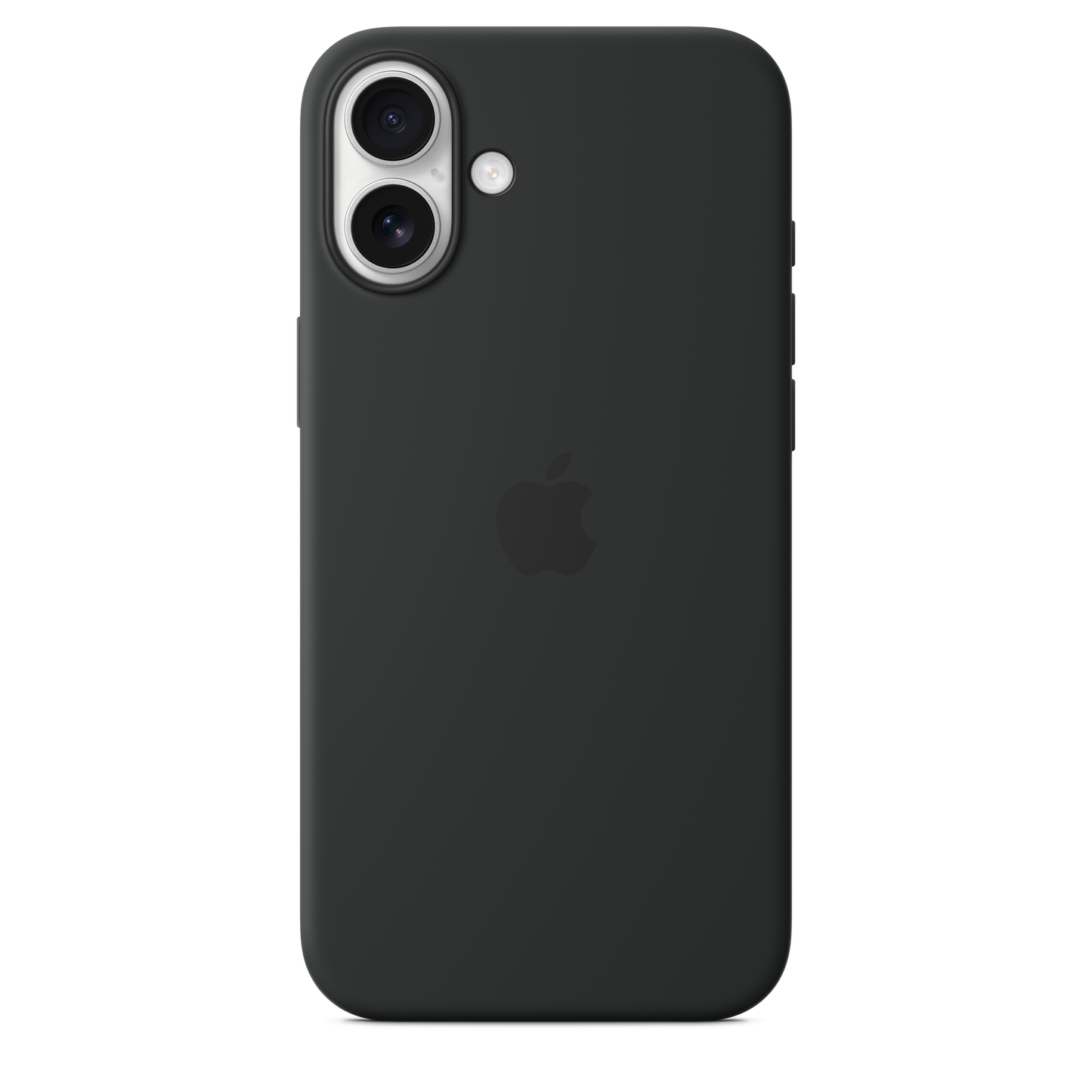 Funda de silicona con MagSafe para el iPhone 16 Plus - Negro