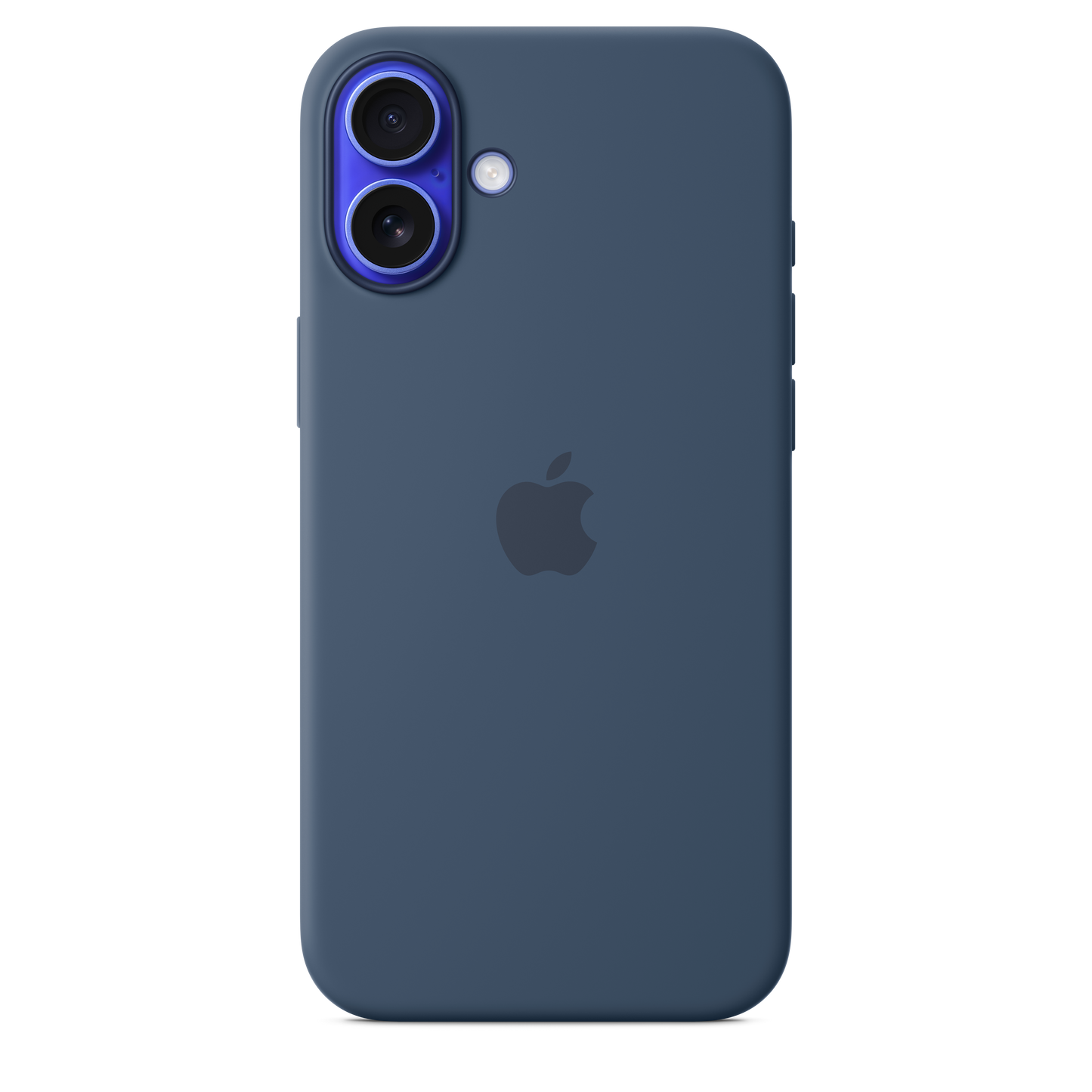 Funda de silicona con MagSafe para el iPhone 16 Plus - Azul denim