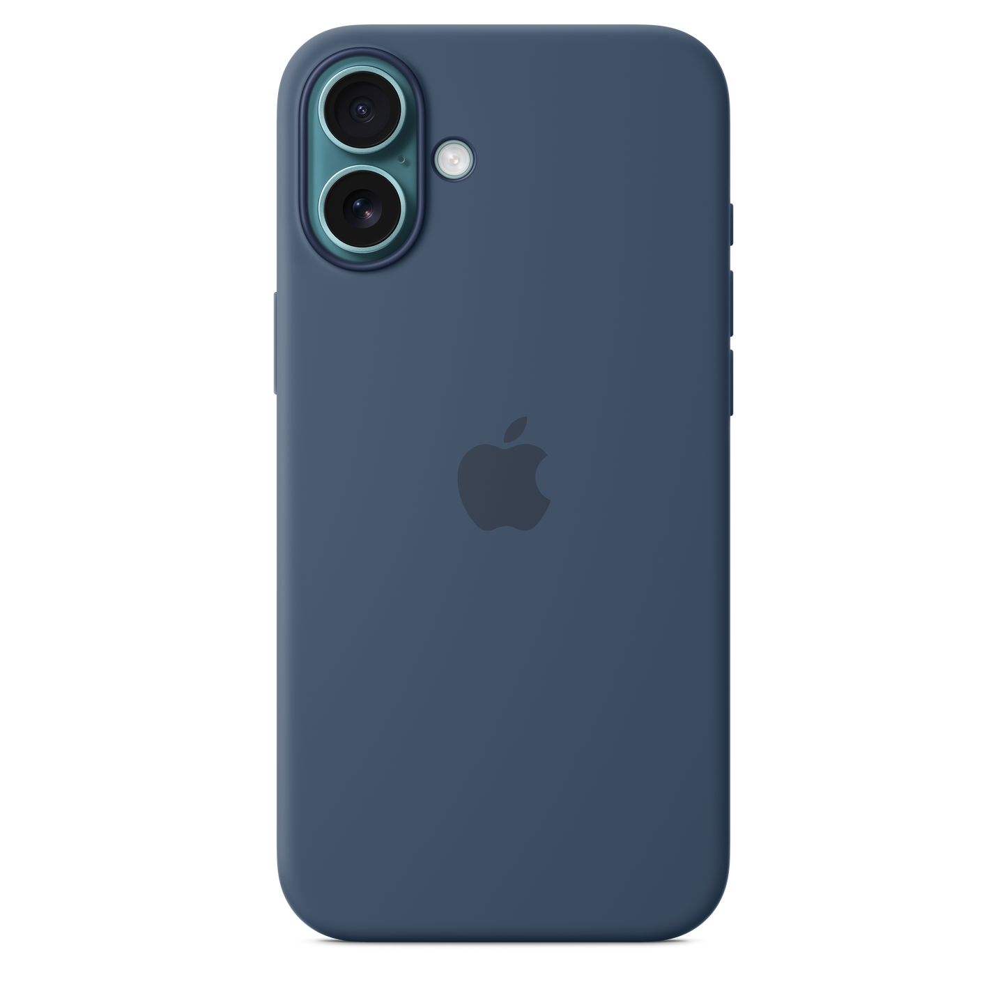 Funda de silicona con MagSafe para iPhone 16 Plus - Azul denim