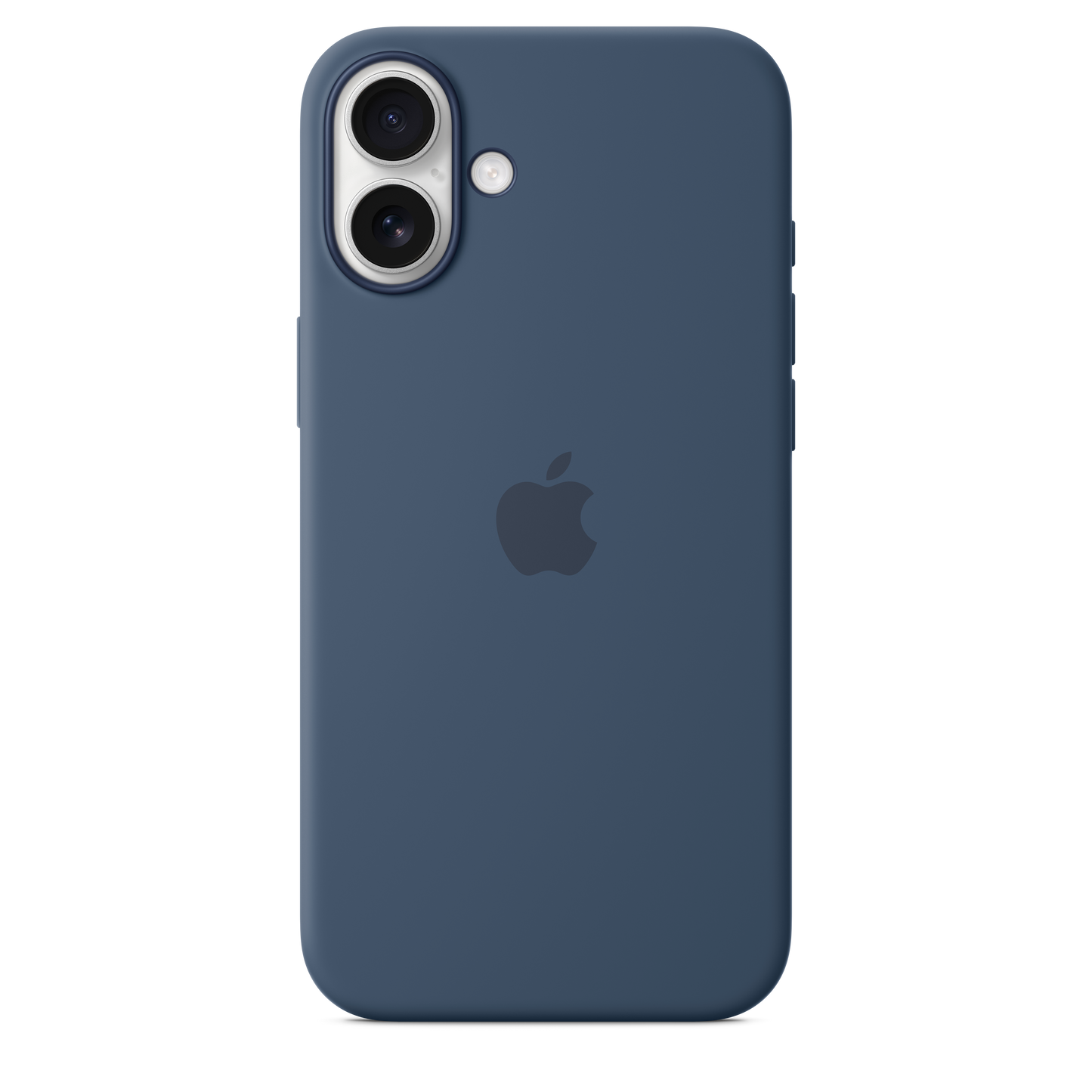 Funda de silicona con MagSafe para iPhone 16 Plus - Azul denim