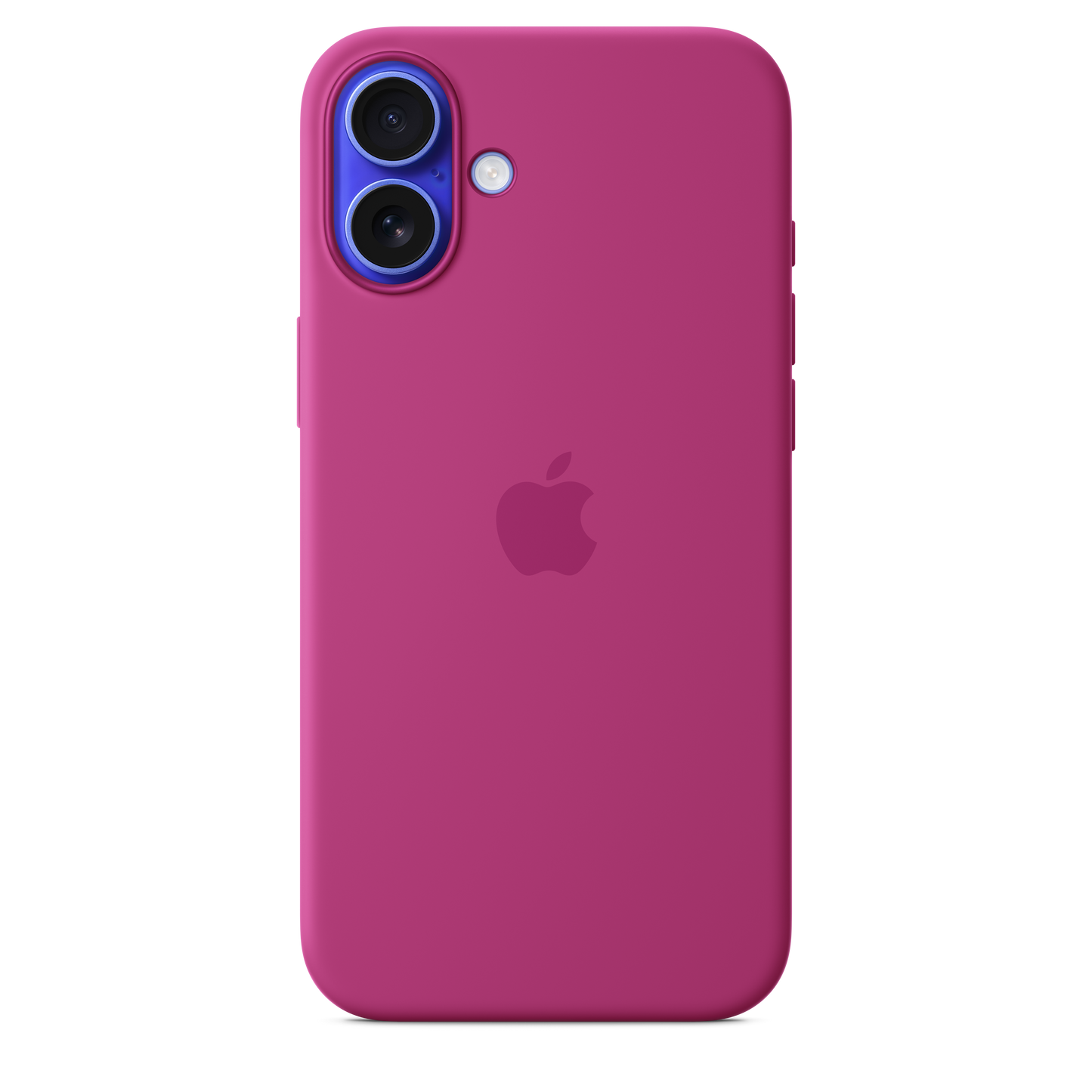 Funda de silicona con MagSafe para el iPhone 16 Plus - Fucsia