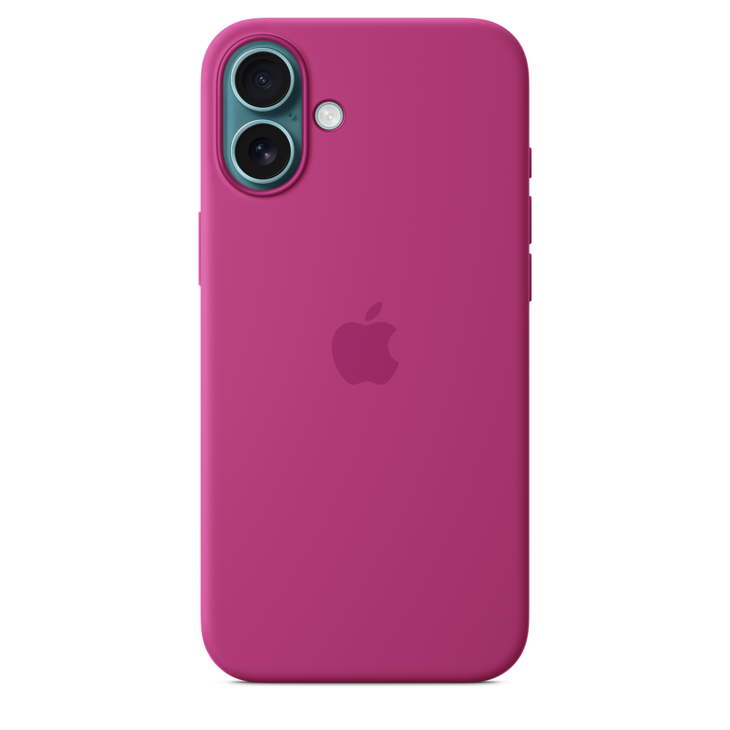 Funda de silicona con MagSafe para el iPhone 16 Plus - Fucsia