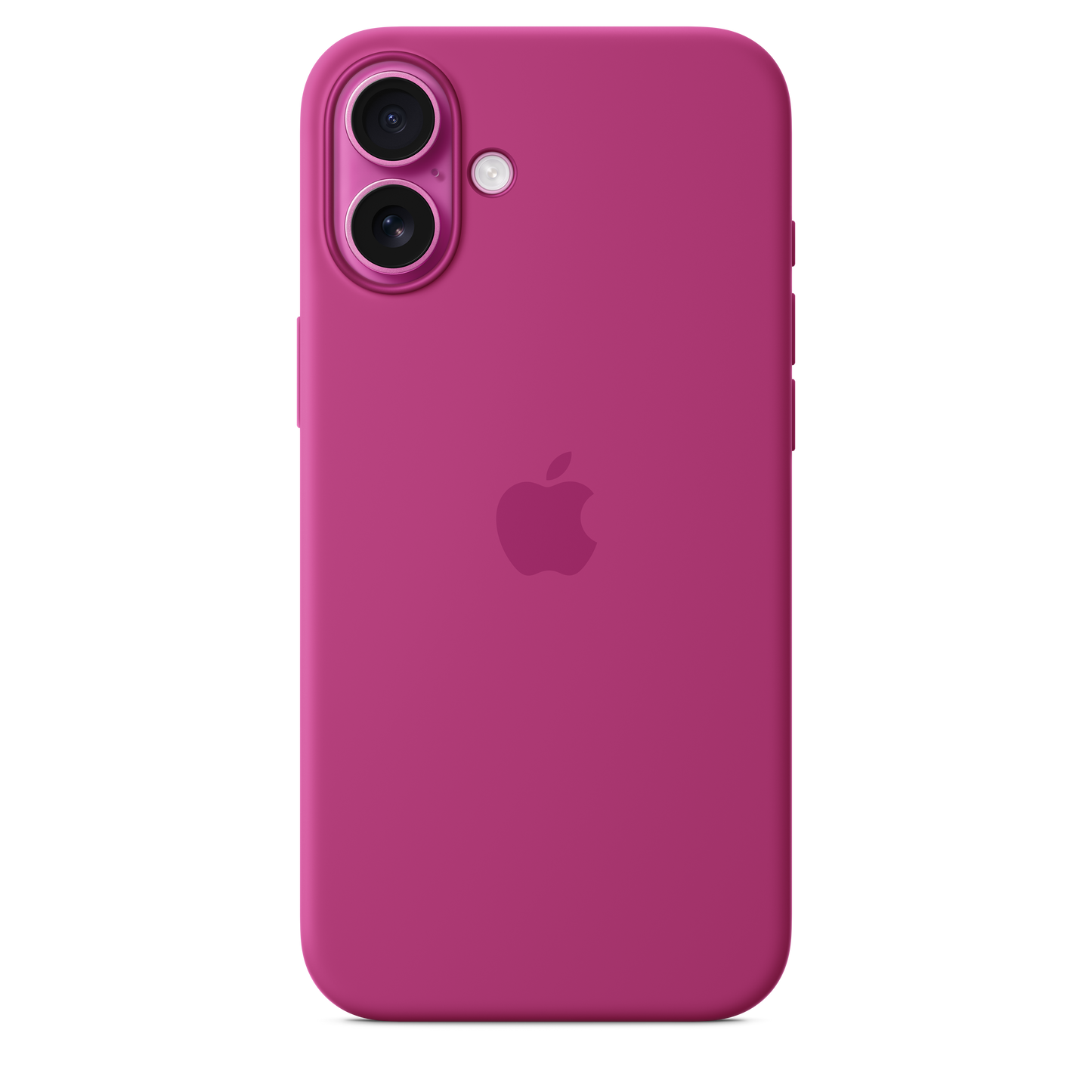 Funda de silicona con MagSafe para el iPhone 16 Plus - Fucsia