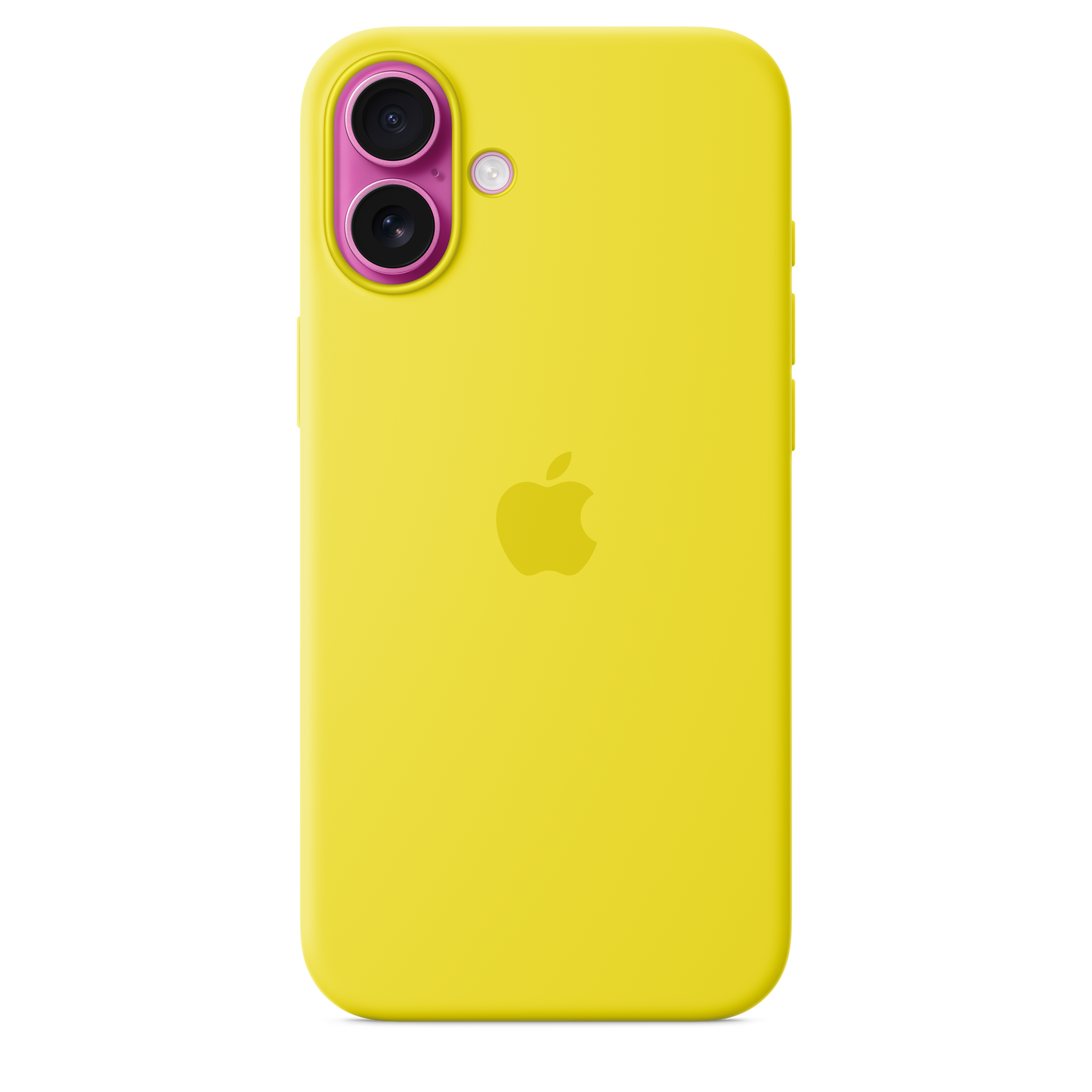 Funda de silicona con MagSafe para iPhone 16 Plus - Amarillo carambola