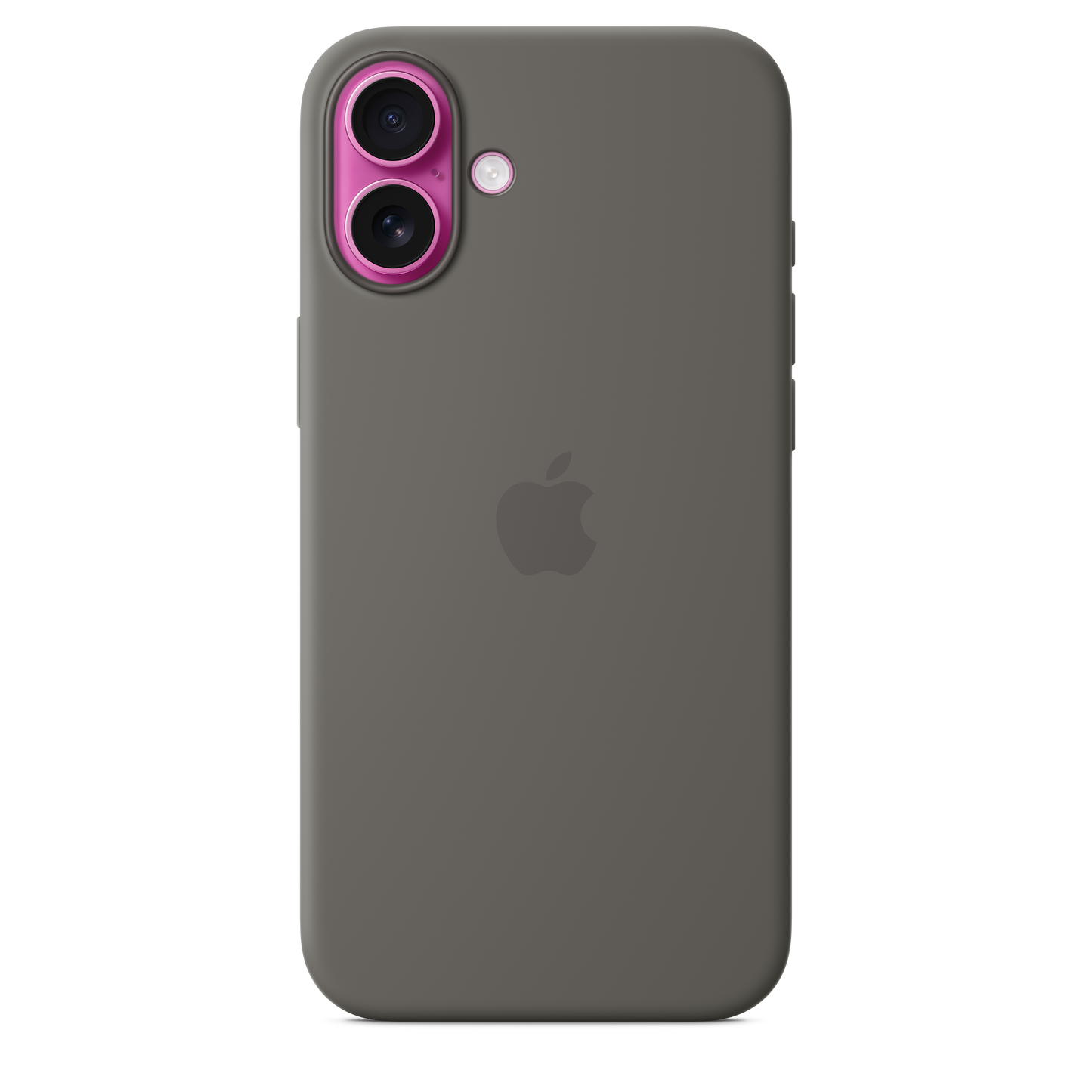 Funda de silicona con MagSafe para iPhone 16 Plus - Gris piedra