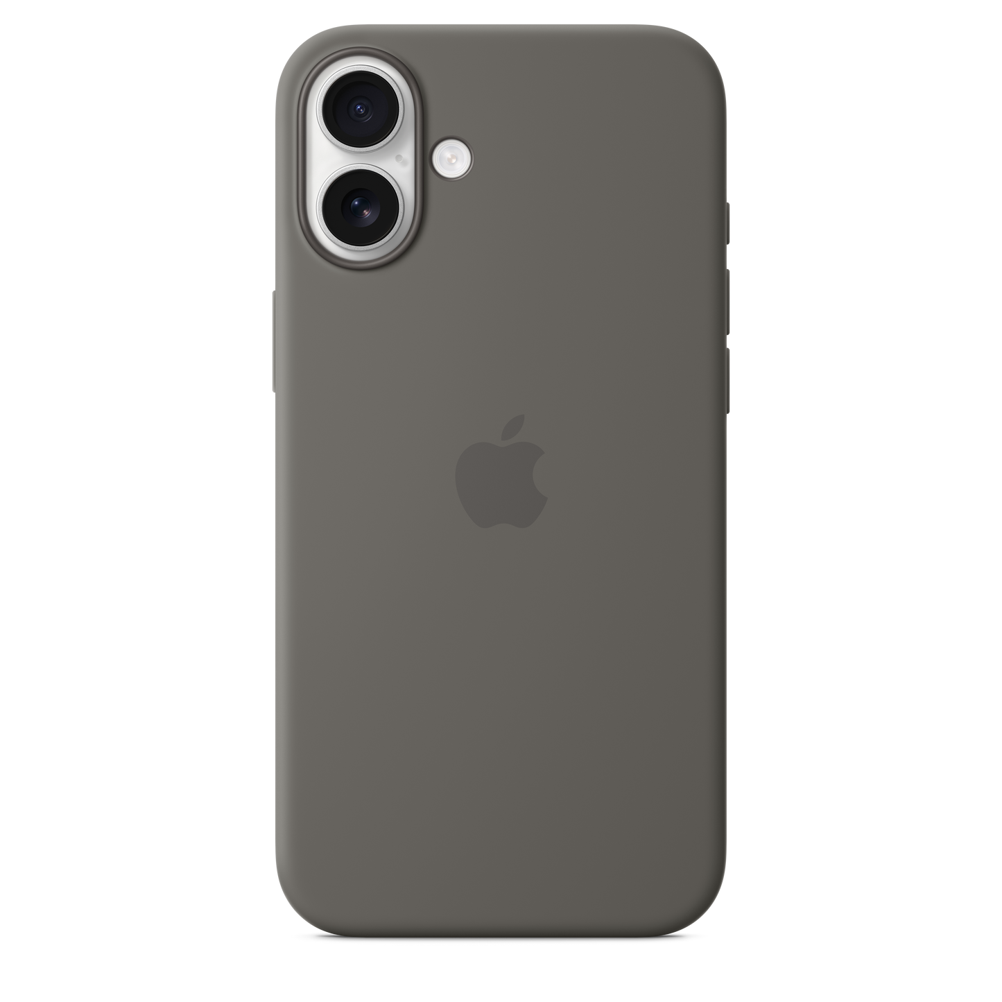 Funda de silicona con MagSafe para el iPhone 16 Plus - Gris piedra