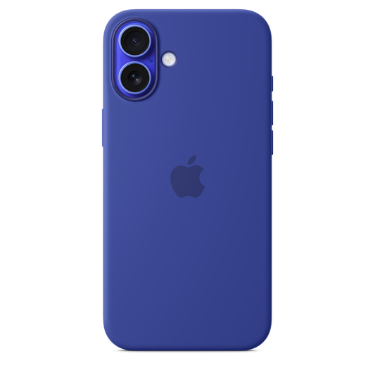 Funda de silicona con MagSafe para el iPhone 16 Plus - Azul ultramar