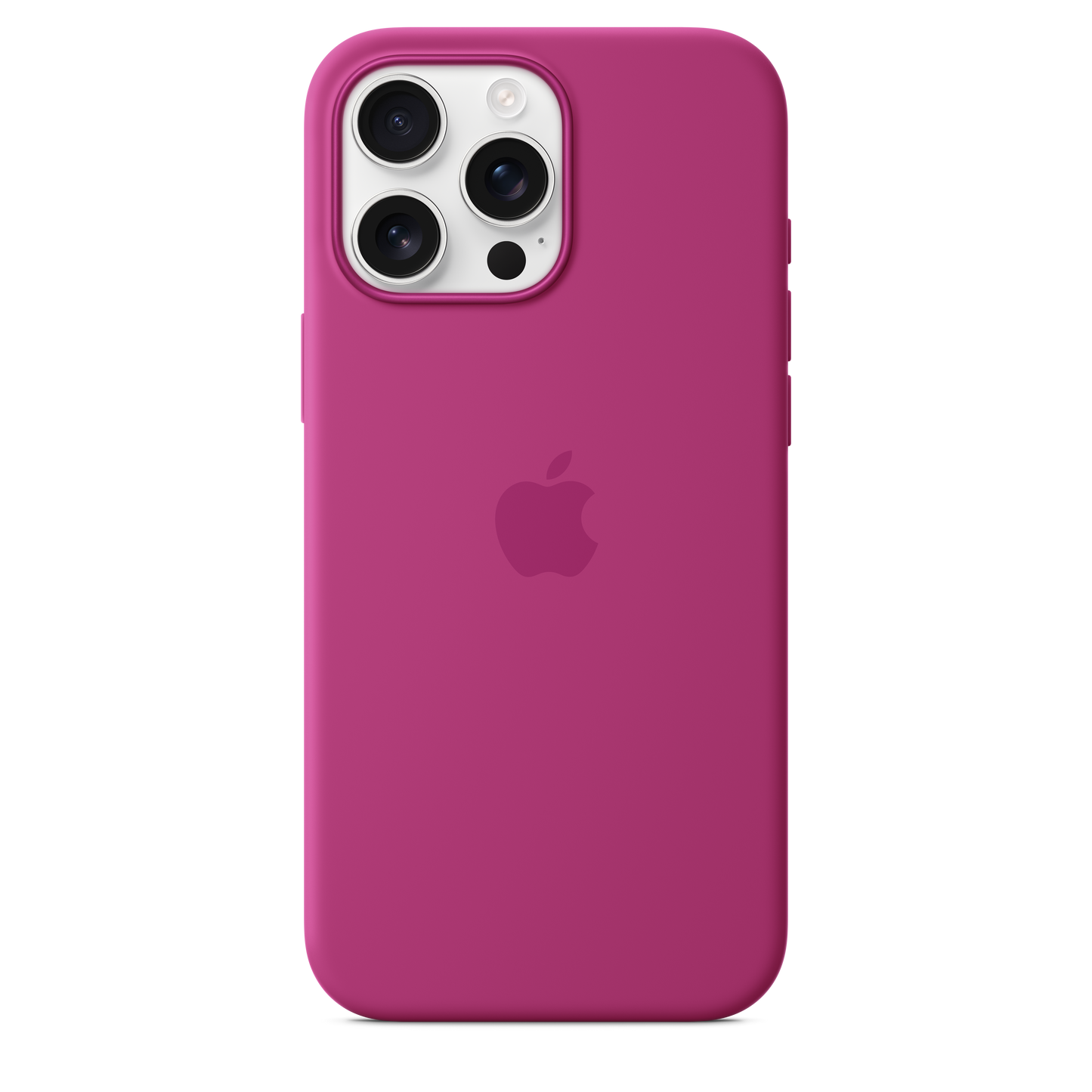 Funda de silicona con MagSafe para el iPhone 16 Pro Max - Fucsia