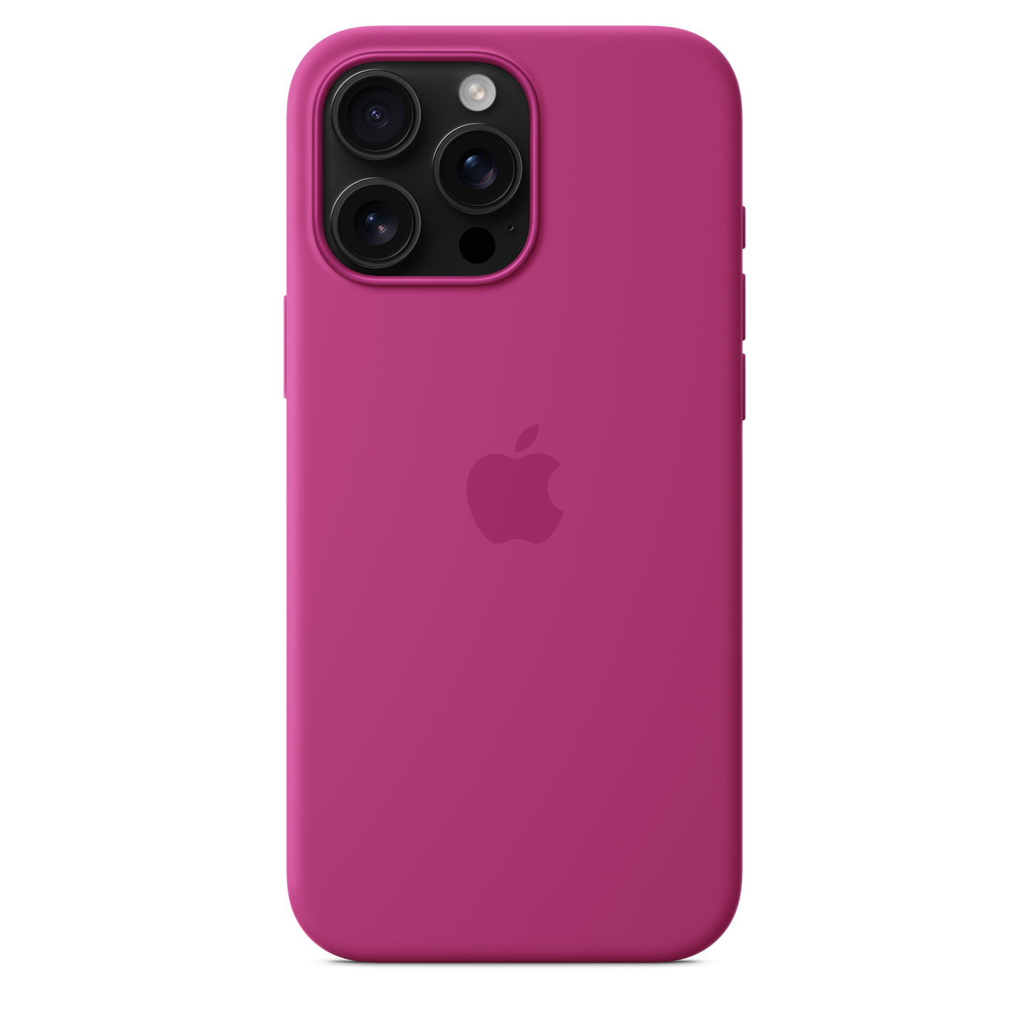 Funda de silicona con MagSafe para el iPhone 16 Pro Max - Fucsia