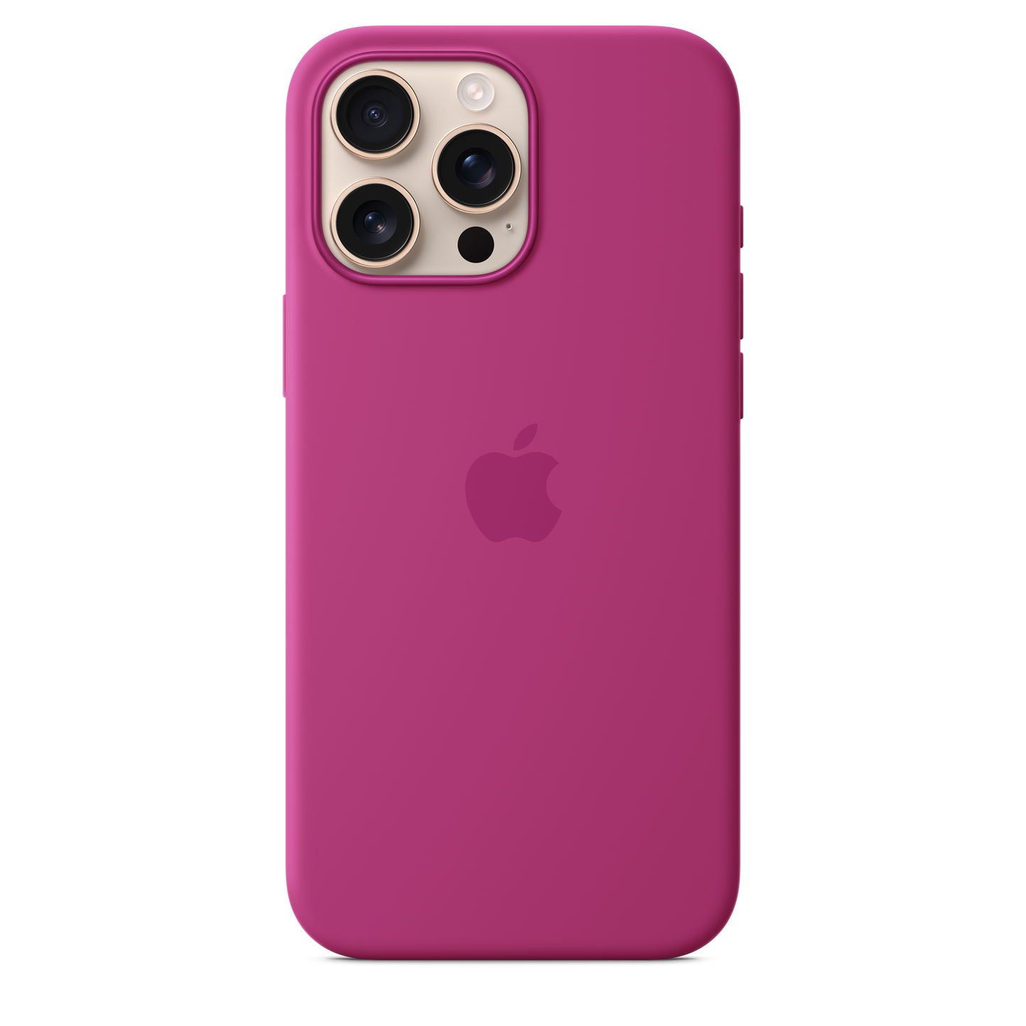 Funda de silicona con MagSafe para el iPhone 16 Pro Max - Fucsia