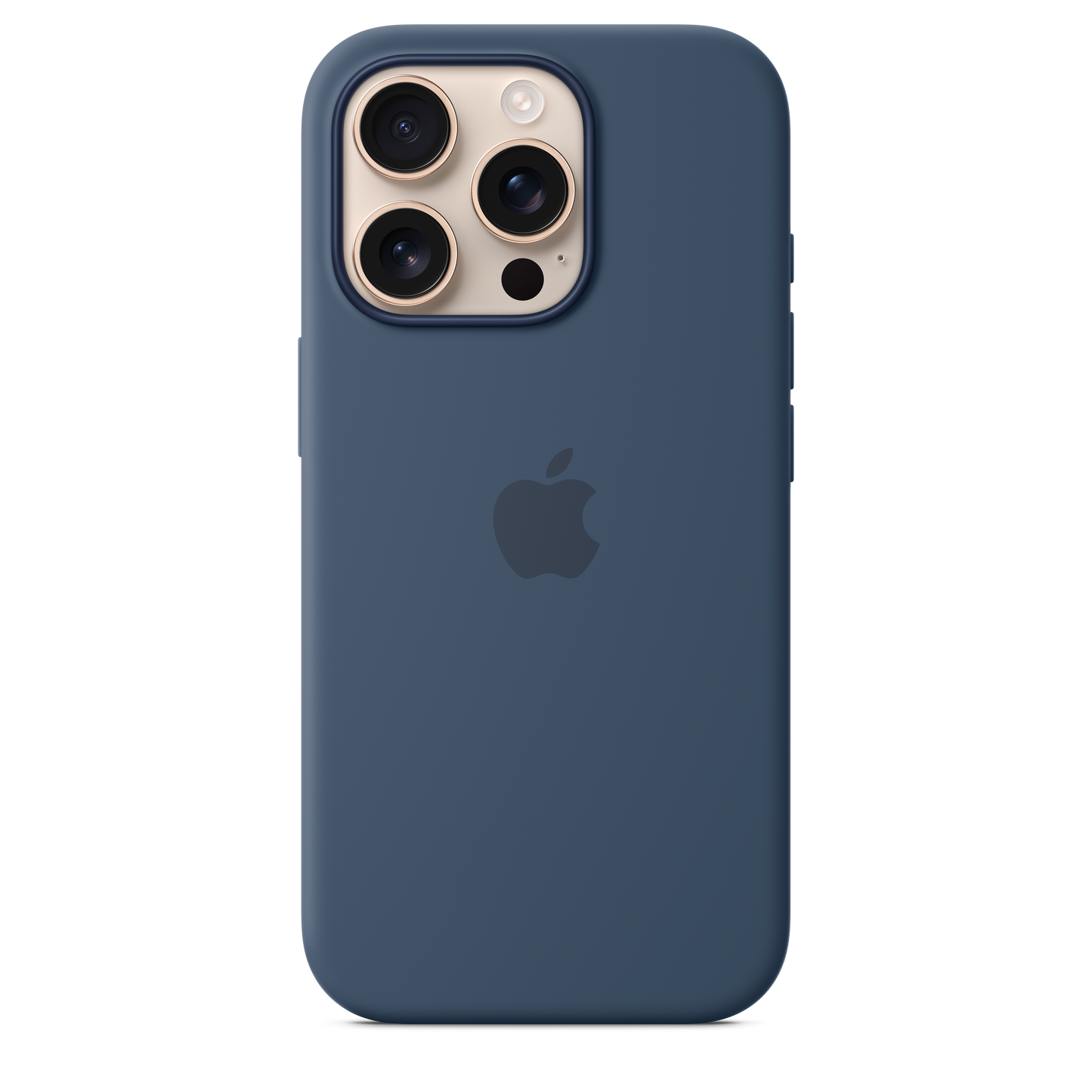 Funda de silicona con MagSafe para el iPhone 16 Pro - Azul denim