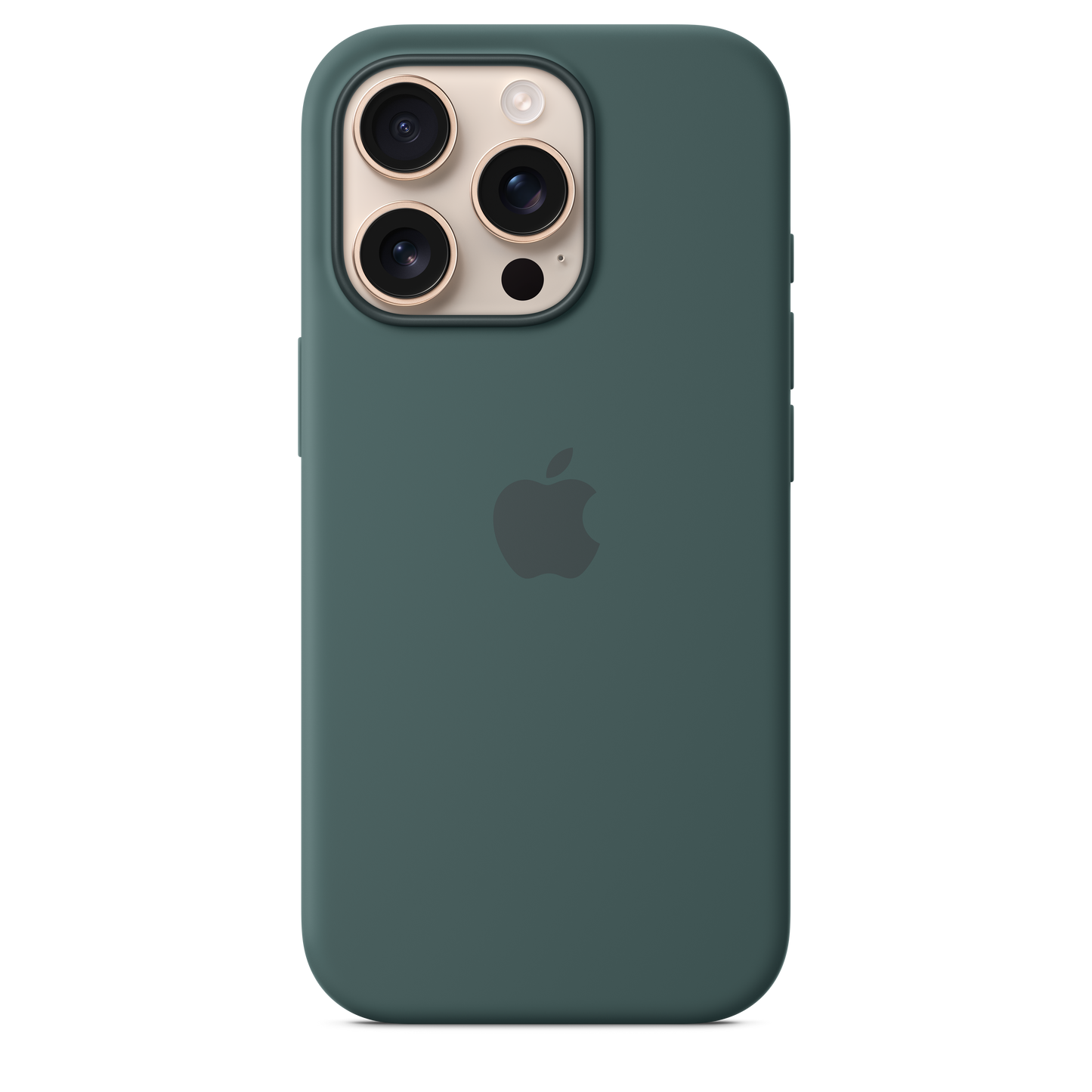 Funda de silicona con MagSafe para el iPhone 16 Pro - Verde lago