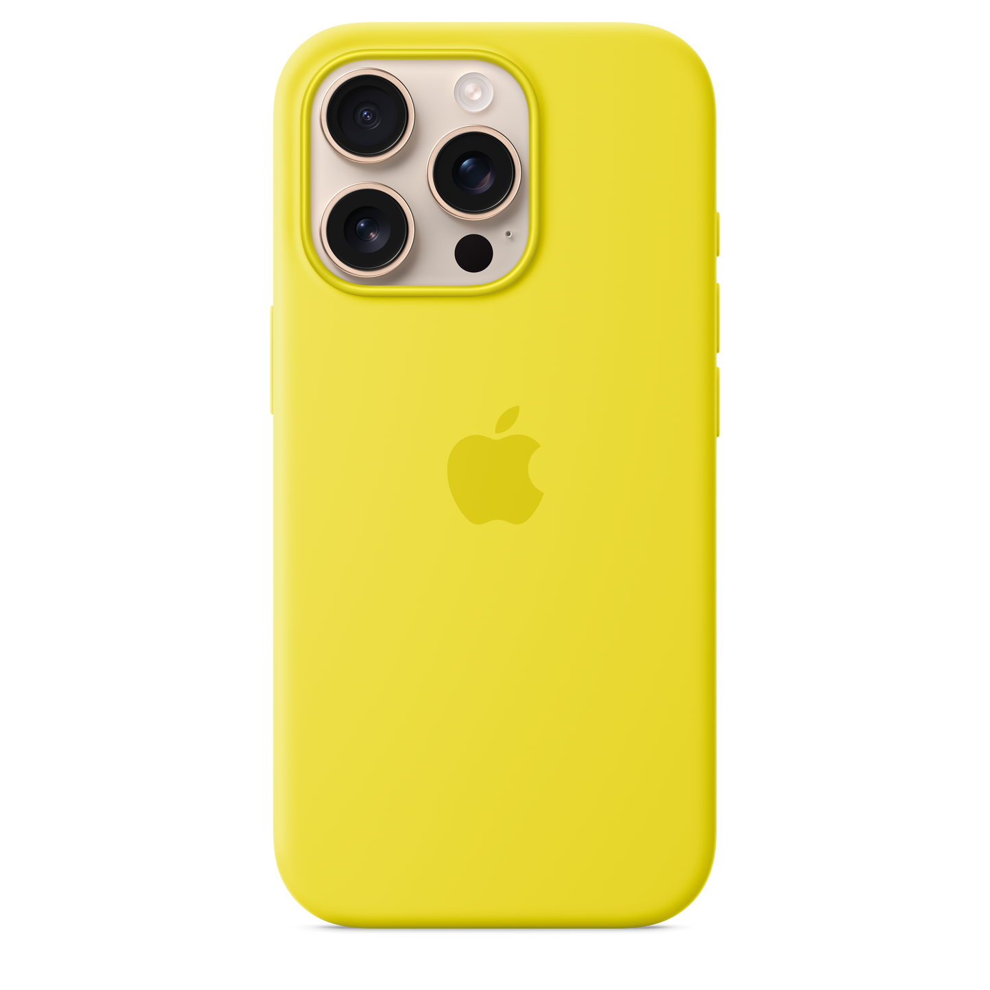 Funda de silicona con MagSafe para el iPhone 16 Pro - Amarillo carambola