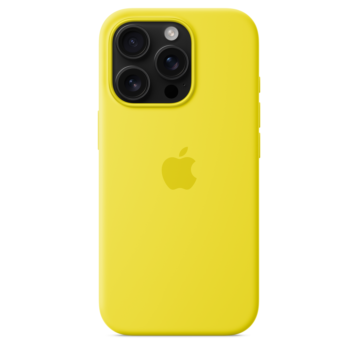 Funda de silicona con MagSafe para el iPhone 16 Pro - Amarillo carambola