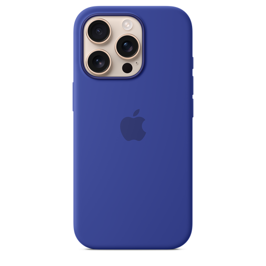 Funda de silicona con MagSafe para el iPhone 16 Pro - Azul ultramar