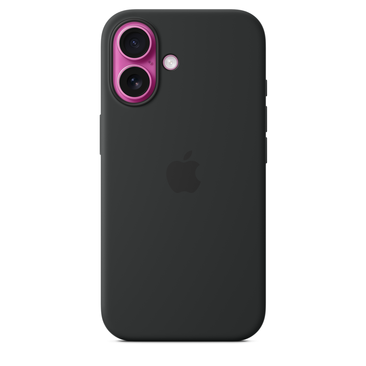 Funda de silicona con MagSafe para el iPhone 16 - Negro