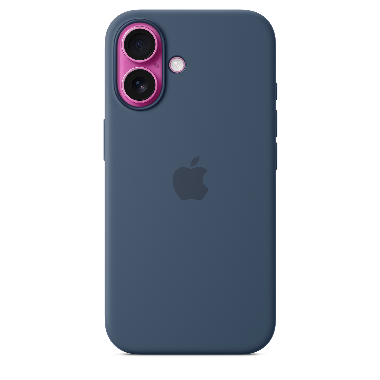 Funda de silicona con MagSafe para el iPhone 16 - Azul denim