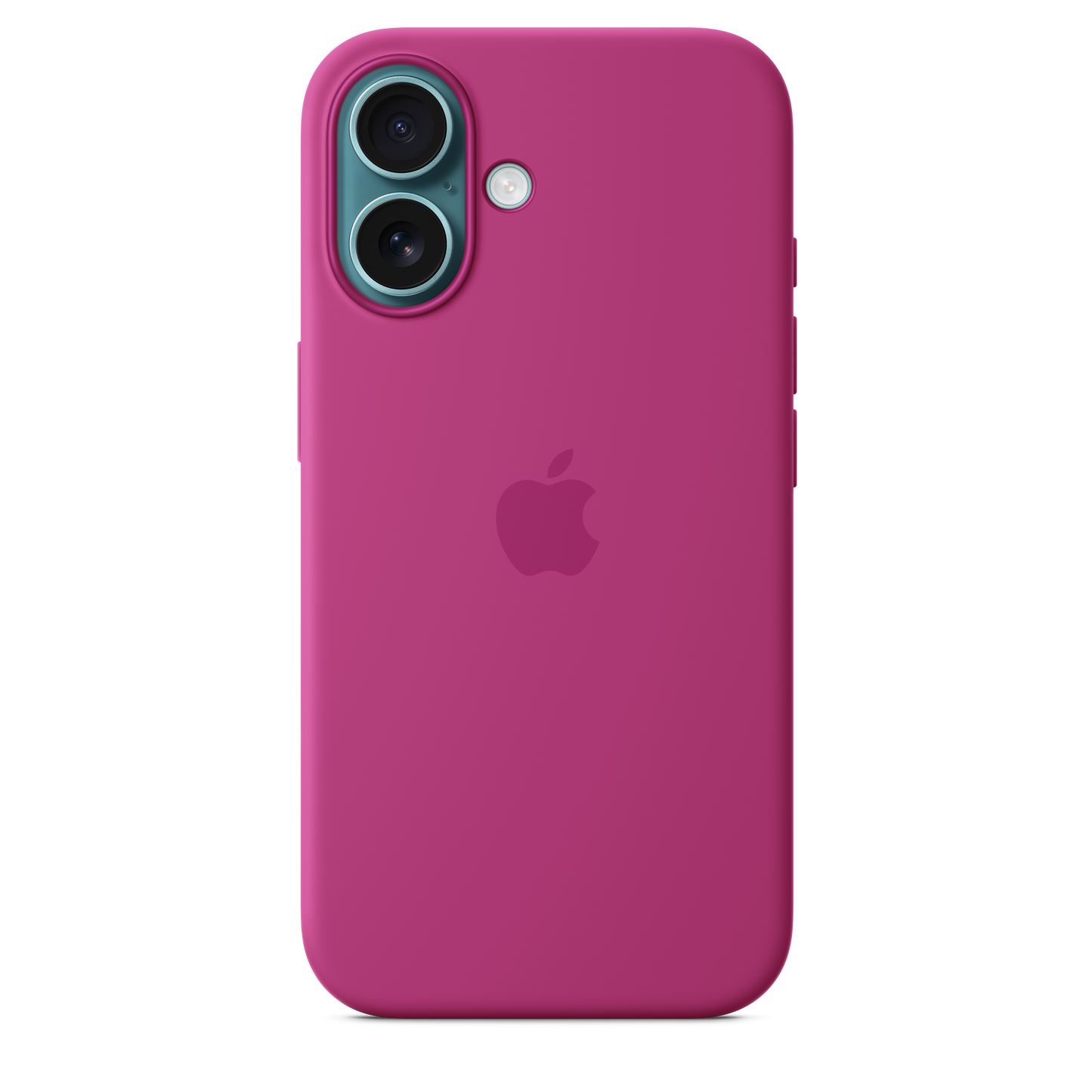 Funda de silicona con MagSafe para el iPhone 16 - Fucsia