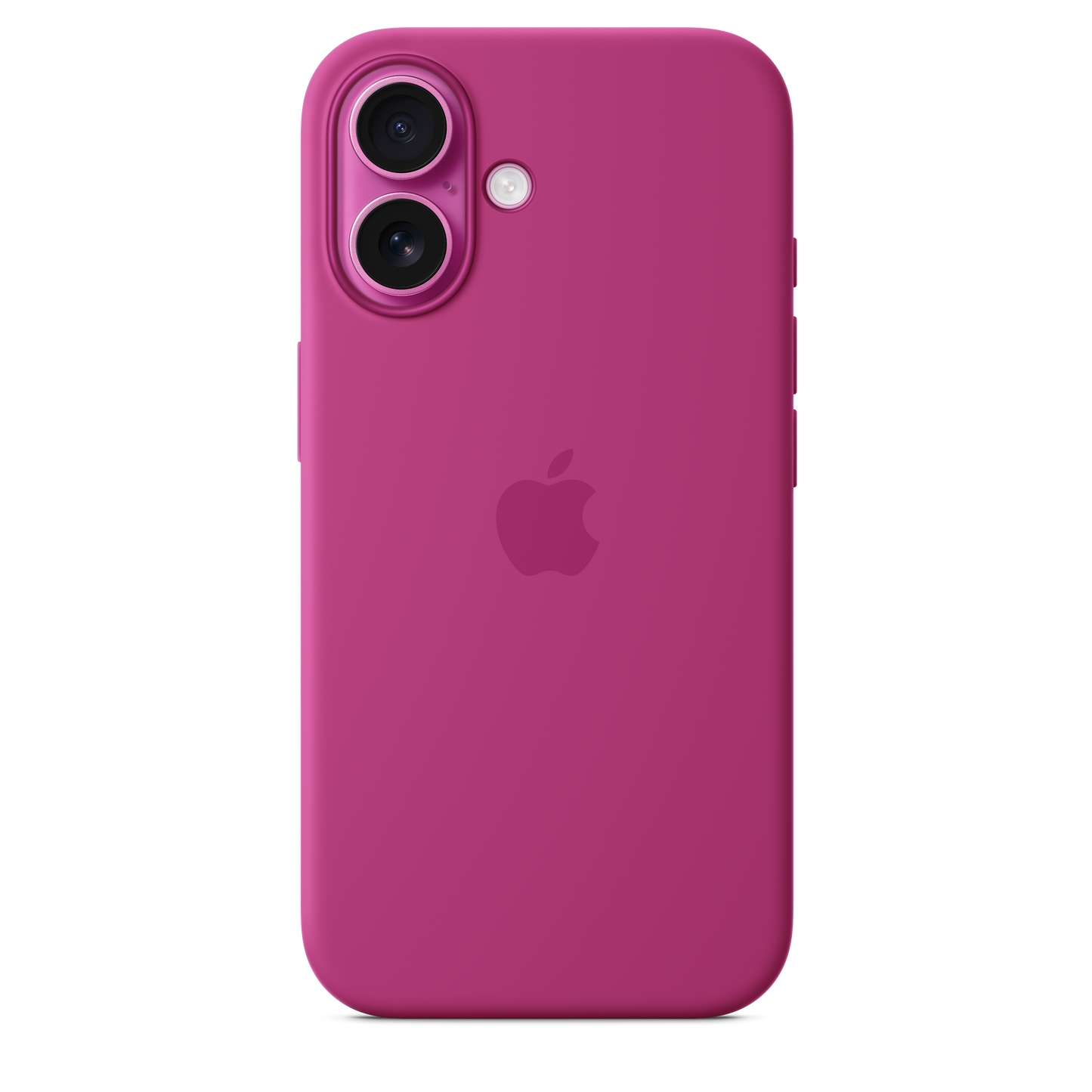 Funda de silicona con MagSafe para el iPhone 16 - Fucsia