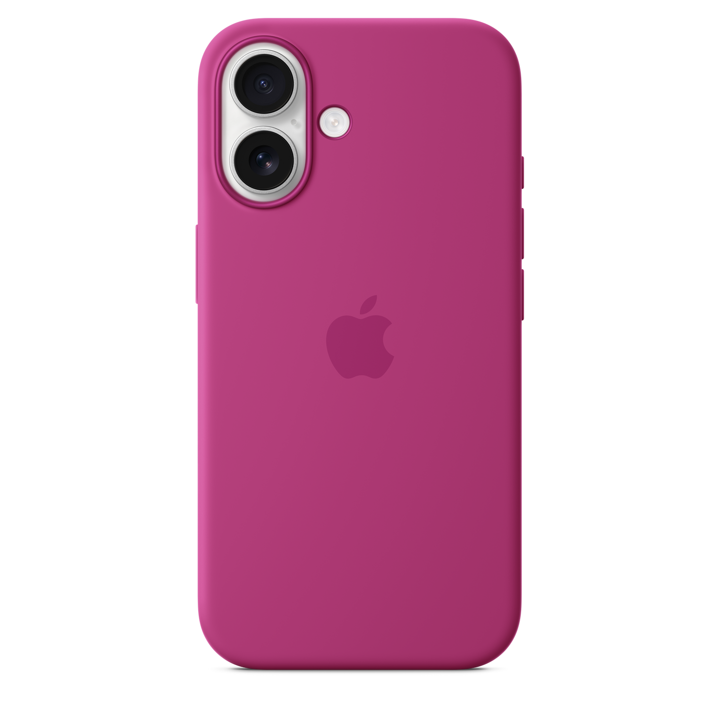 Funda de silicona con MagSafe para el iPhone 16 - Fucsia