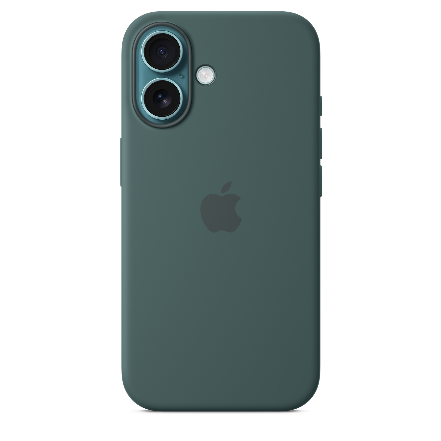 Funda de silicona con MagSafe para el iPhone 16 - Verde lago