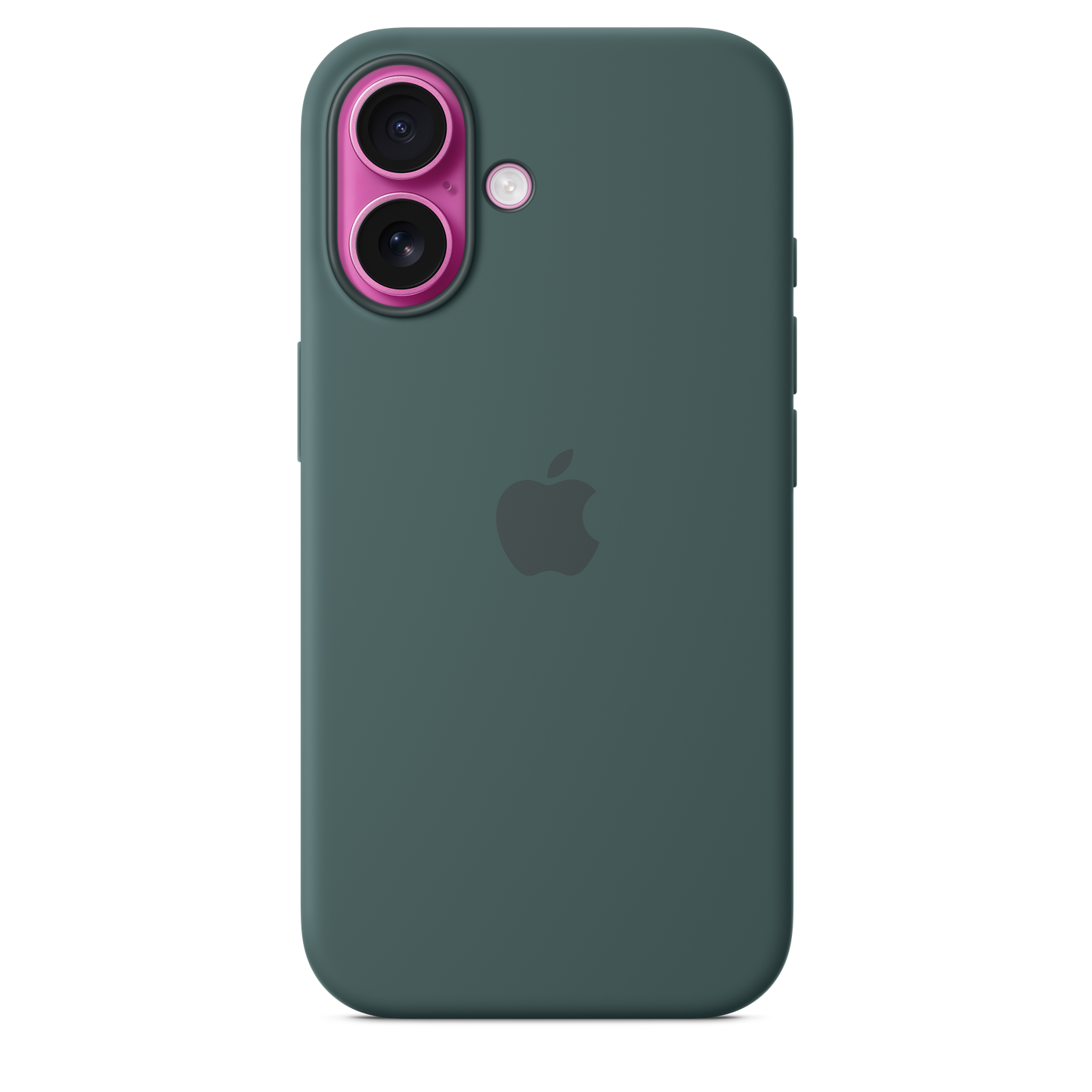 Funda de silicona con MagSafe para el iPhone 16 - Verde lago