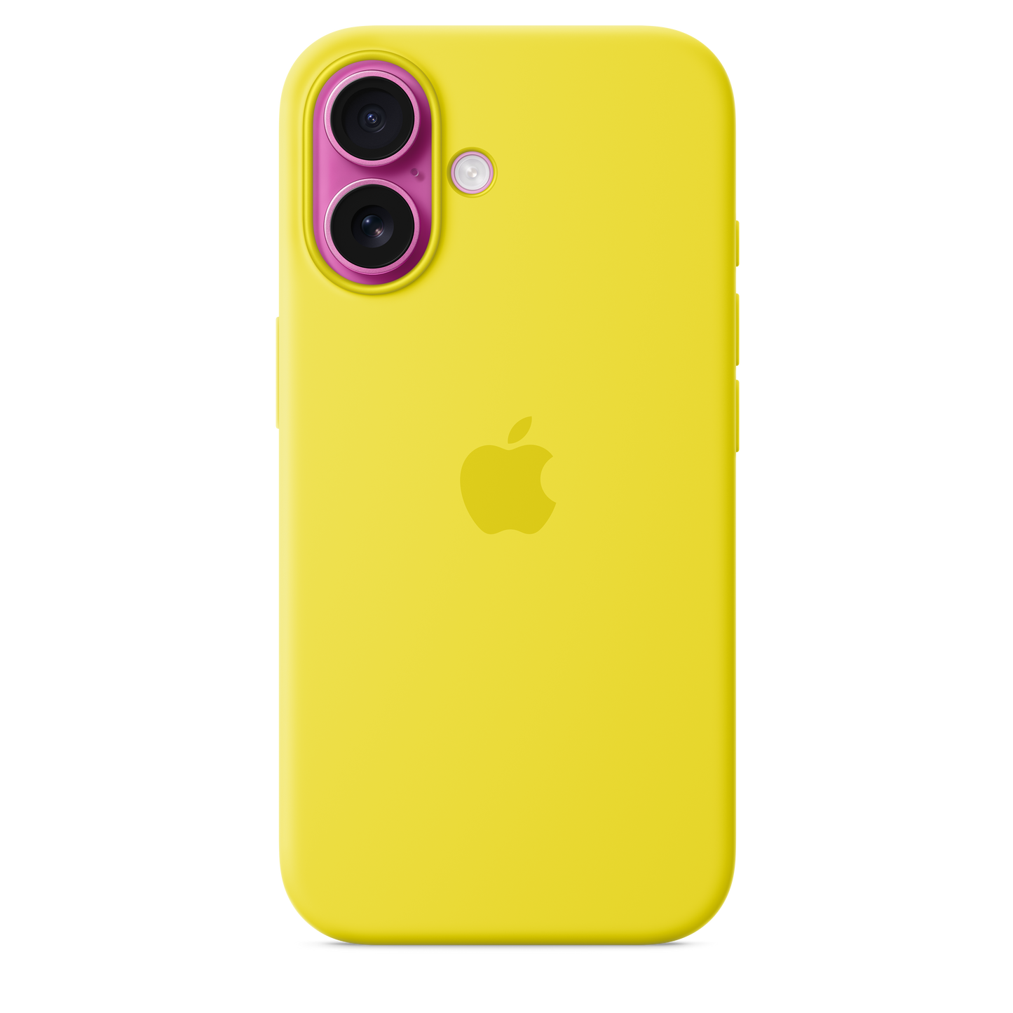 Funda de silicona con MagSafe para el iPhone 16 - Amarillo carambola