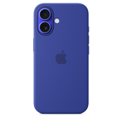 Funda de silicona con MagSafe para el iPhone 16 - Azul ultramar