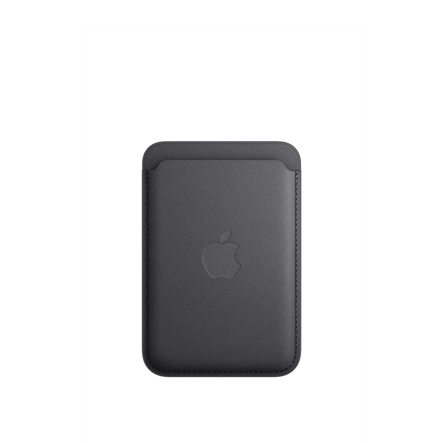 Cartera de trenzado fino con MagSafe para el iPhone - Negro