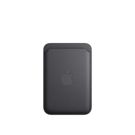 APPLE Cartera de trenzado fino con MagSafe para el iPhone, Negro
