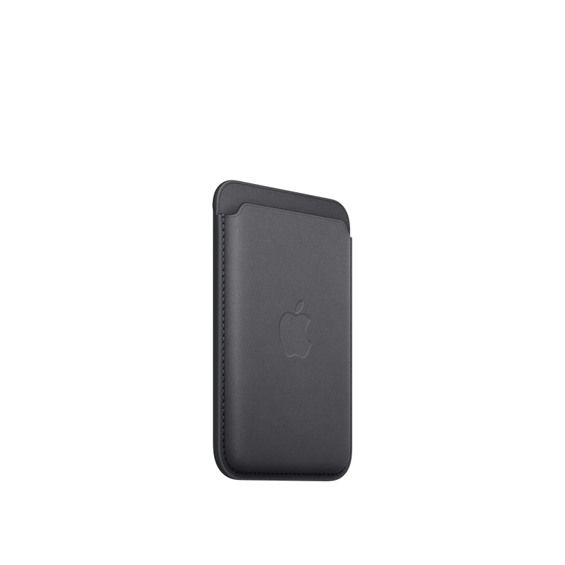 Cartera de trenzado fino con MagSafe para el iPhone - Negro - Rossellimac