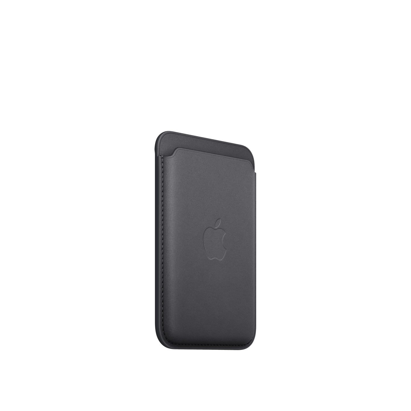 Cartera de trenzado fino con MagSafe para el iPhone - Negro