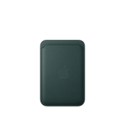 Cartera de trenzado fino con MagSafe para el iPhone - Verde oscuro