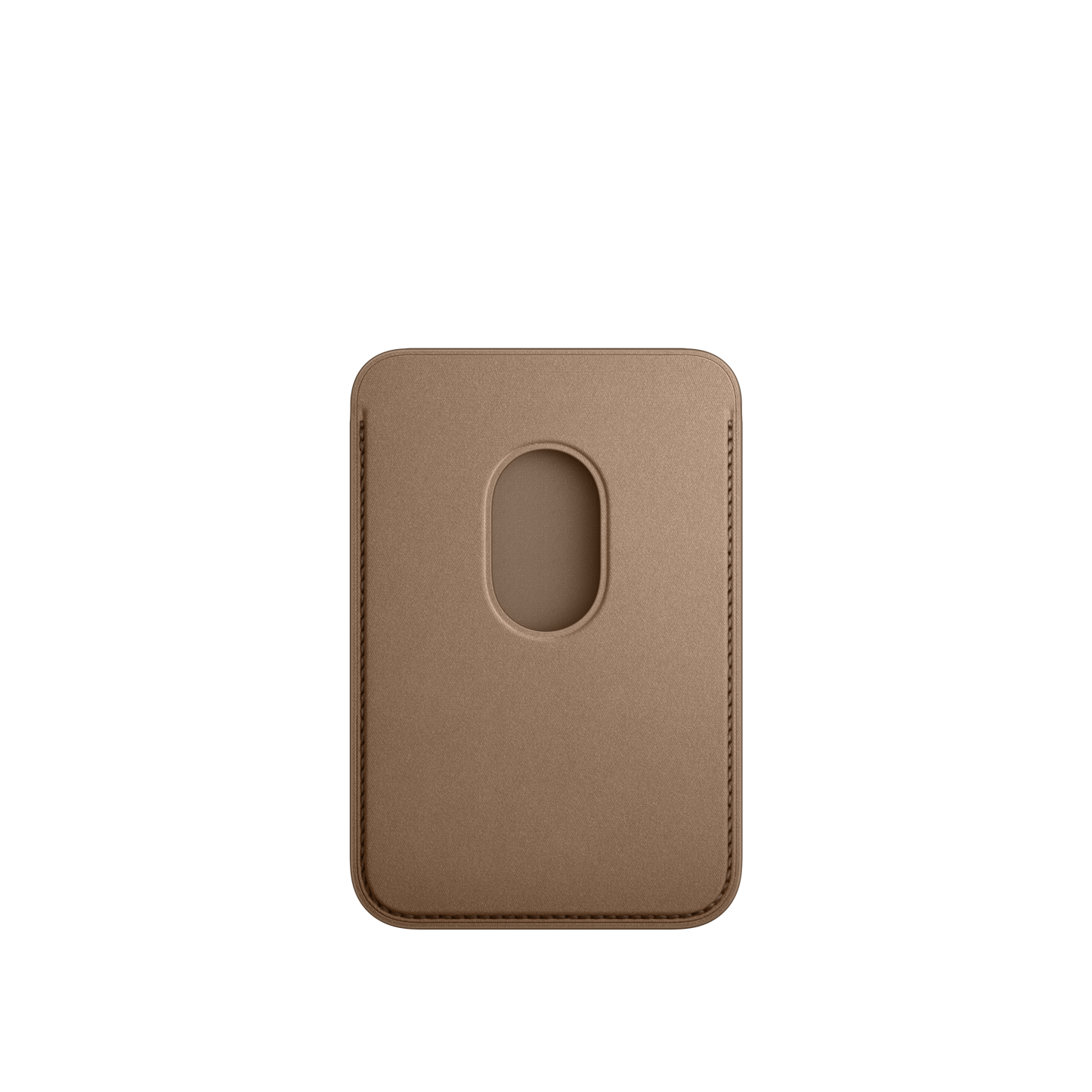 Cartera de trenzado fino con MagSafe para el iPhone - Marrón topo