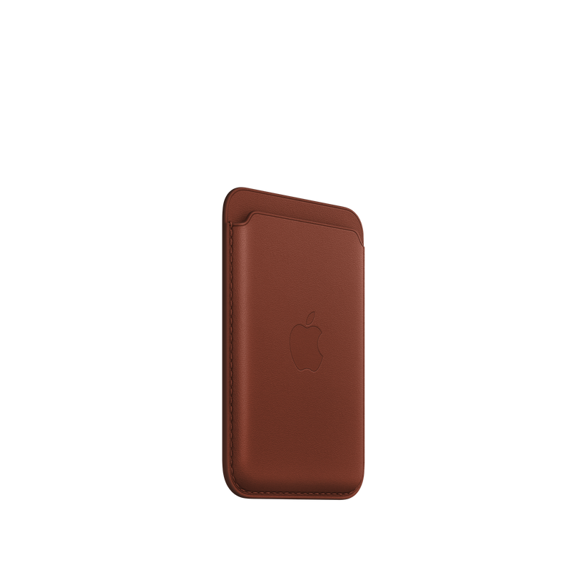 Cartera de piel con MagSafe para el iPhone - Ocre oscuro - Rossellimac