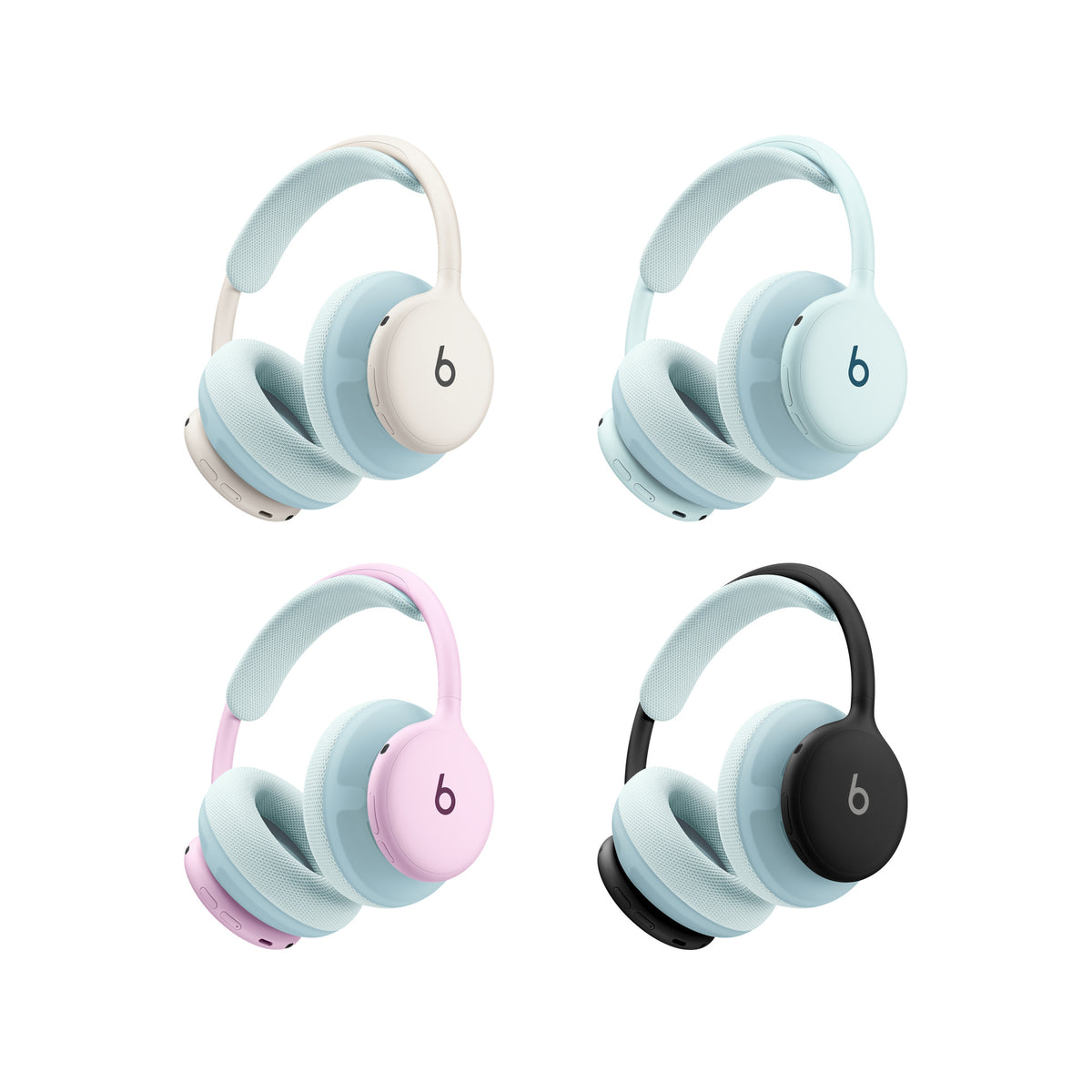 Kit almohadillas tejidas de alto rendimiento Auriculares over-ear 360 - Celeste | Beats